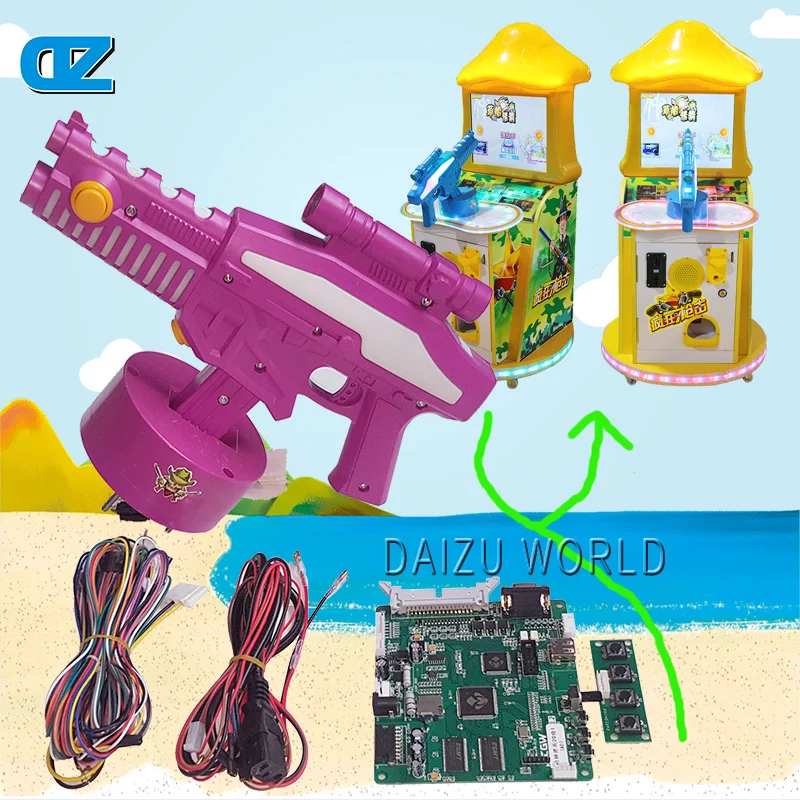 

Gun Forest Bullet The Rain main board with gun for Children Coin operated Kiddy arcade machine