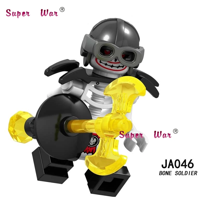 Одна модель строительных блоков серии действий кости Frakjaw Garmadon скелетные игрушки для детей - Цвет: JA046