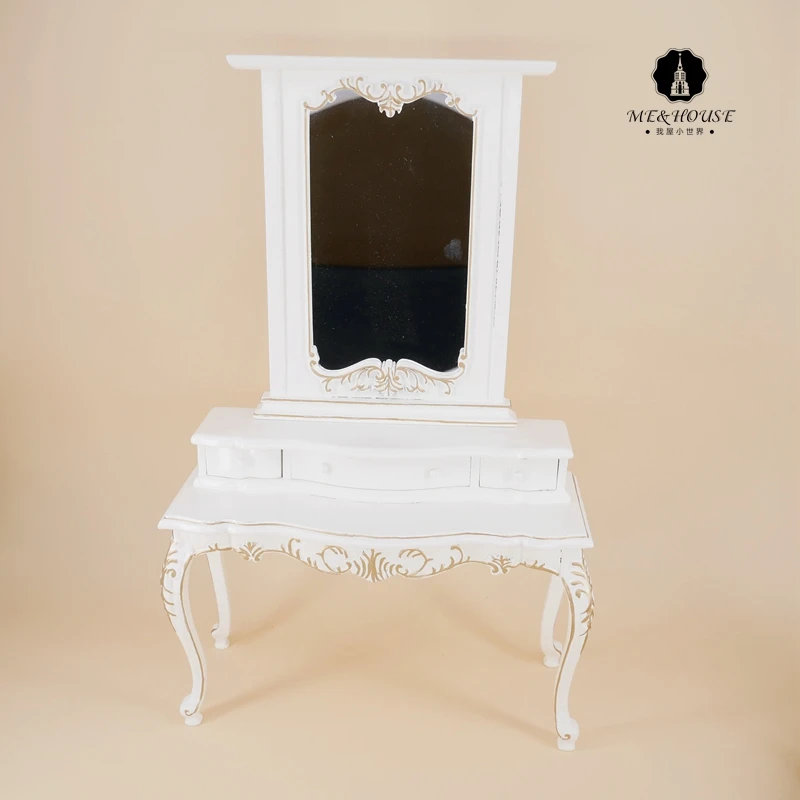 1/6 Scale New BJD Doll House Wooden Dresser Miniature Handmade Pretend
