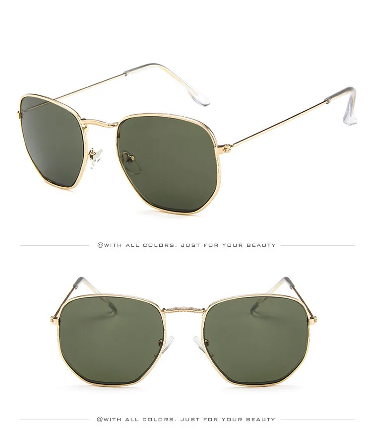 2022 Vintage Metal Men Sunglasses Brand Designer Sun Glasses Women Female Classic Driving Eyewear uv400 Oculos De Sol Masculino best sunglasses for big nose