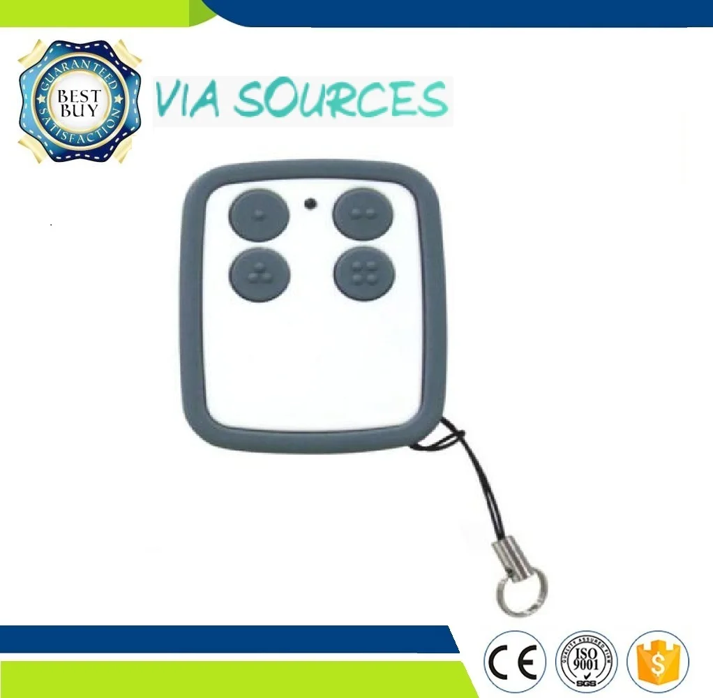 Free Shipping Universal Multi frequency 280-868MHZ 4 Button Key Fob Remote Control rolling code fixed code Garage door opener