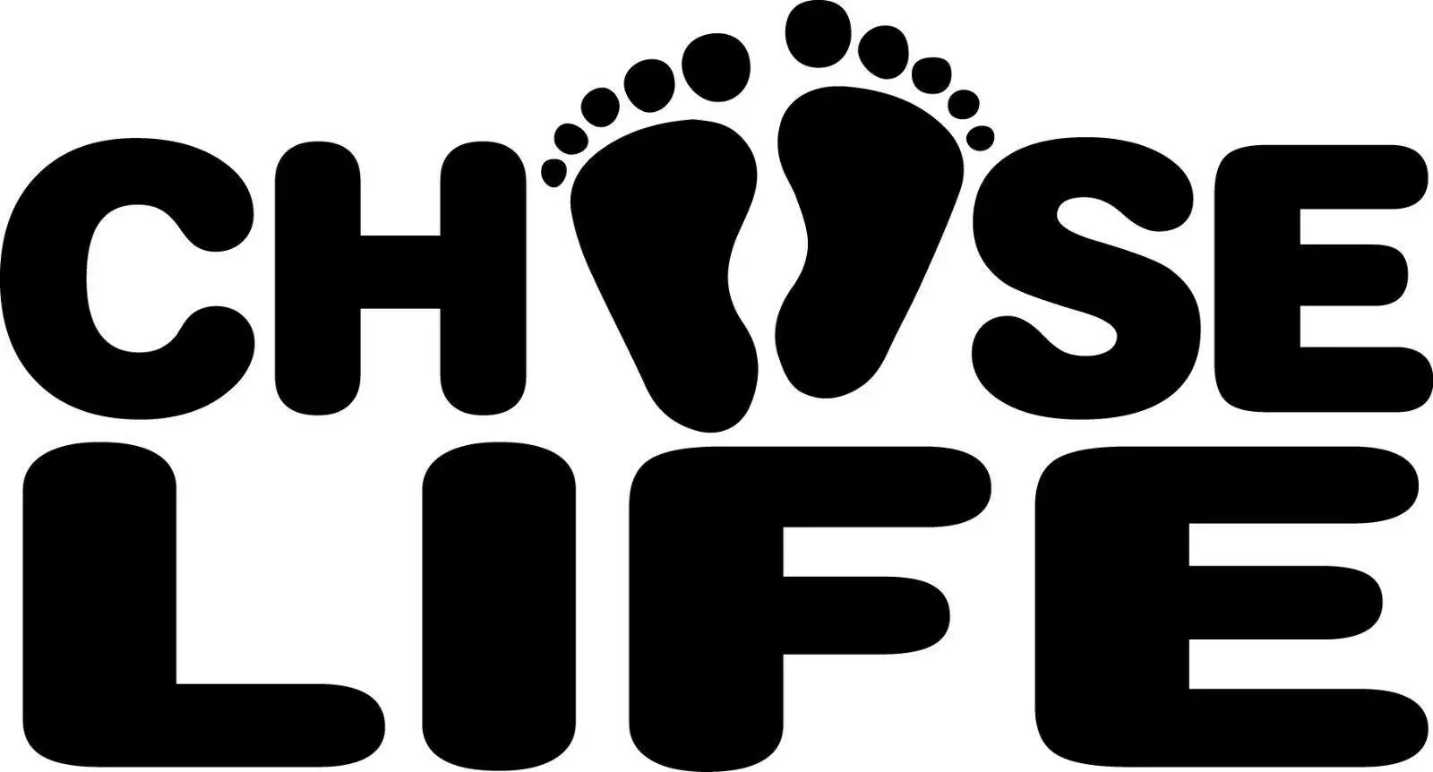 

Choose Life Baby Decal Window Bumper Sticker Car Pro Life No Abortion Children Car Stickers Length 14.5cm