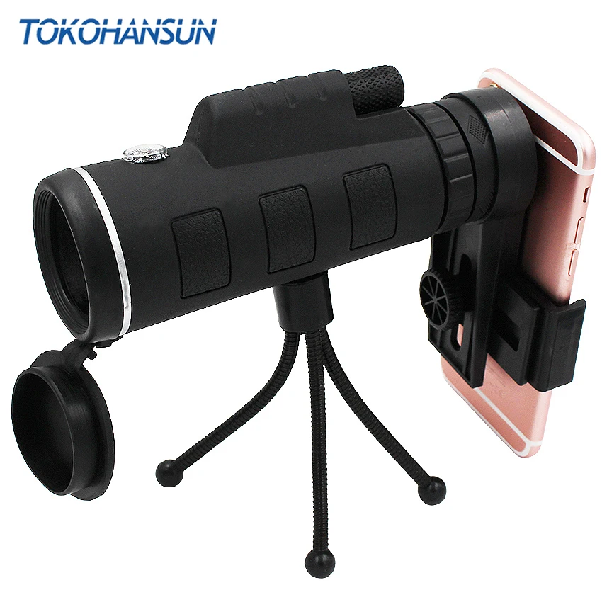 TOKOHANSUN العالمي 40X تلسكوب زووم بصري الهاتف المحمول عدسة ل فون سامسونج XIAOMI الهواتف الذكية كليب تلفون كاميرا عدسة