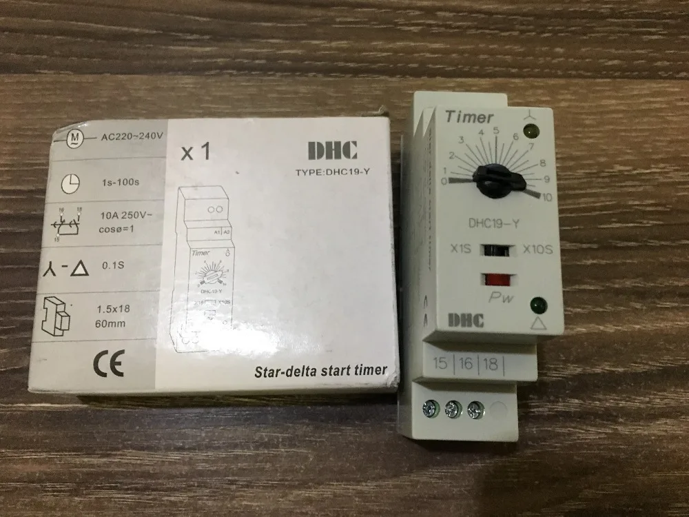 US $22.00 Dhc Time Relay Dhc19 Y Star Delta Start Time Relay