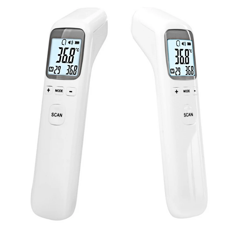 

Digital Baby Thermometer Infrared Non-Contact LCD Backlit Body Measurement Forehead Ear Fever IR Children Temperature Measuring