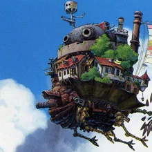 Хаяо Миядзаки серии летающих версий Хала мобильный замок Бумажная модель игрушки