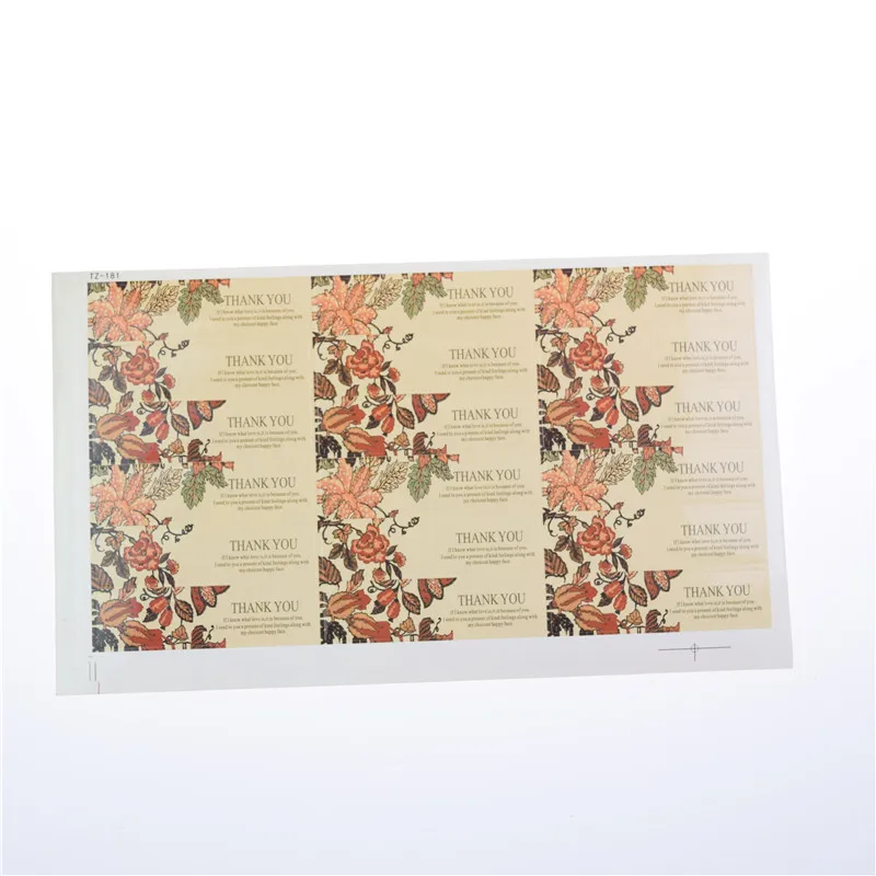 18 шт./лист ярлыки для упаковки цветов|tag thank you|stickers forsticker for wedding |