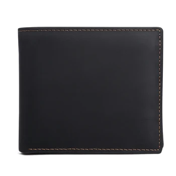 

Genuine Leather Unisex Men short Wallet Women Purse Slim Money Bag Female Credit Card Holder Thin Two Fold Clutch For Ladies