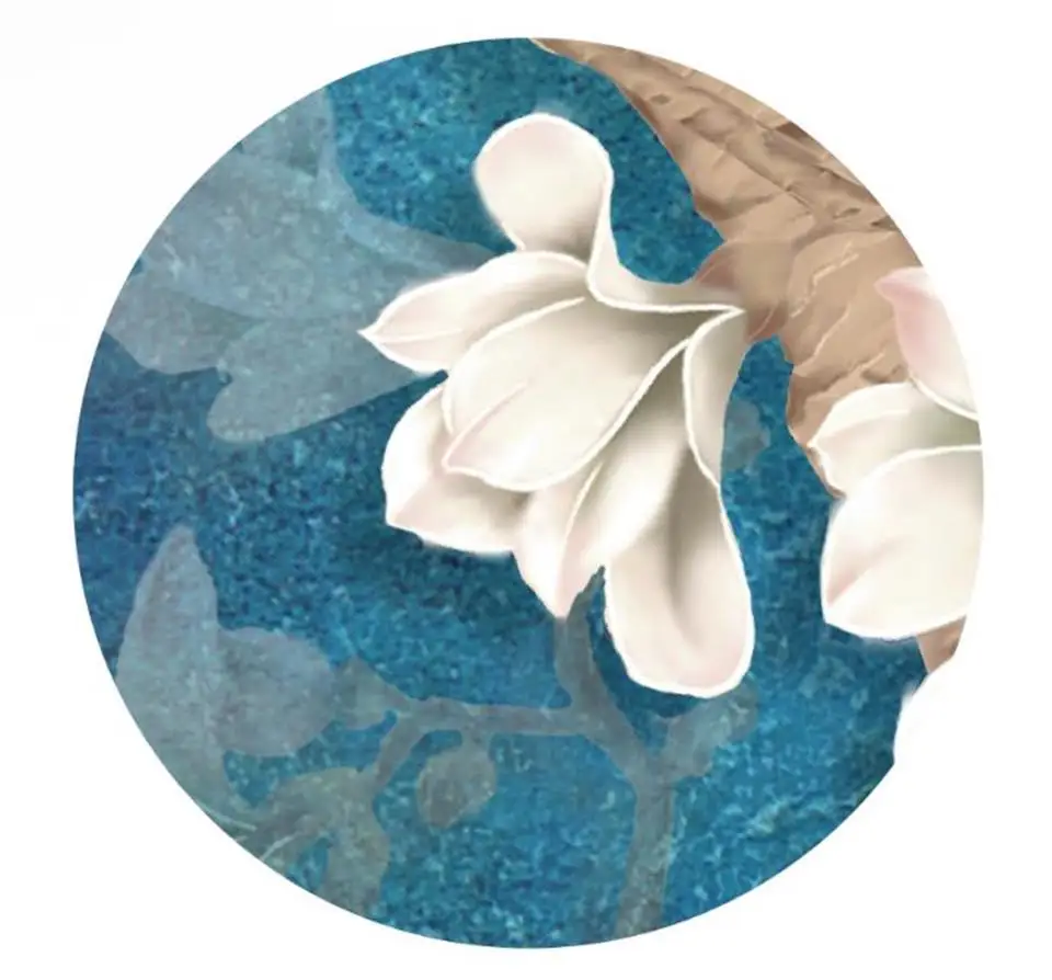 custom 3d photo wallpaper bed room mural antique hand-painted orchids photo background wall non-woven wallpaper for living room
