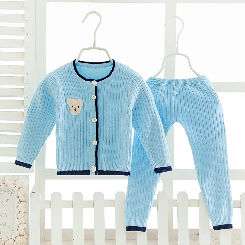 

Baby Cartoon Pattern Clothing Set Infant Sweater+Pants 2PCS Cute Outfits Set Newborn Comfortable O-Neck Clothing Set AA52183