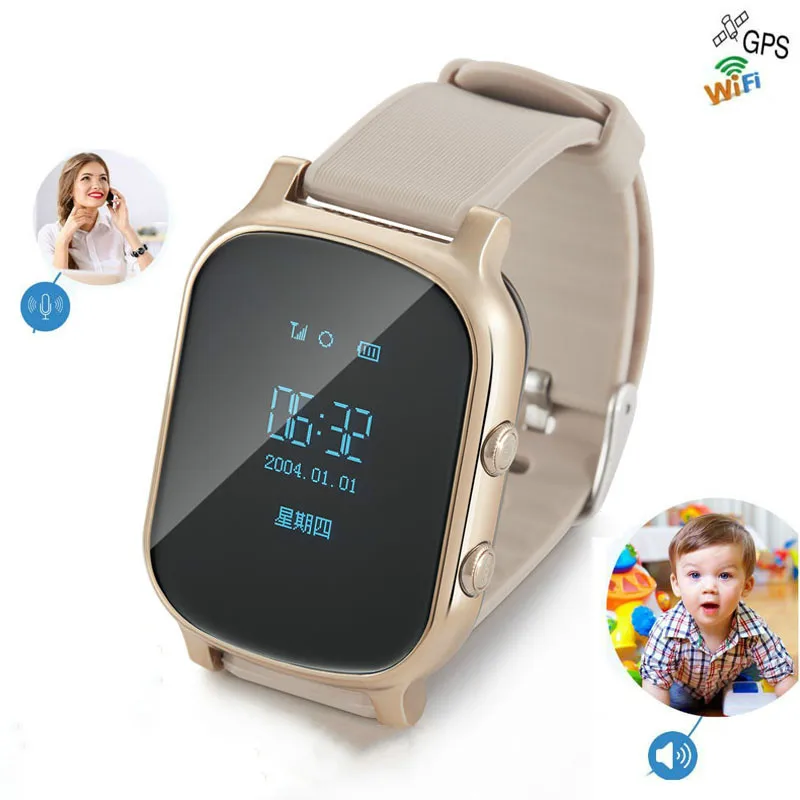 

GPS Kids old man Smart Watch T58 support GPS WIFI SOS LBS Locate Finder emergency call GPS smartwatch T58 for child gift