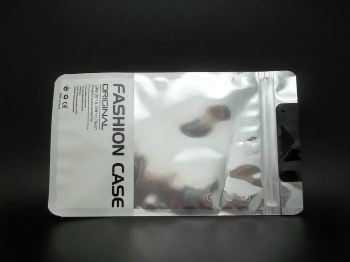 Размер: 12*21,5 см Пластик Молния Чистое Серебро Розничная упаковка сумка для мобильного телефона для iphone 5 6s 4,7/5,5 Samsungs3 S5 S6 отверстие для подвешивания посылка Сумки