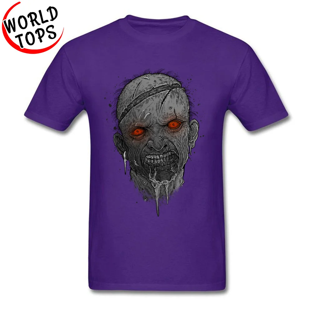 Brand New The Undead Man Casual Short Sleeve T Shirt Father Day Round Neck All Cotton Tops Tees for Men T-Shirt Comics The Undead Man purple