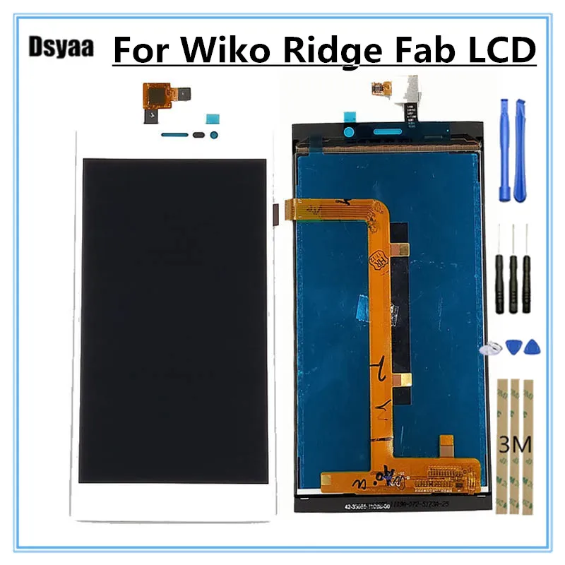 

5.5 Inch for Wiko Ridge Fab 4G LCD Display with Touch Screen Assembly Digiziter Replacement Parts