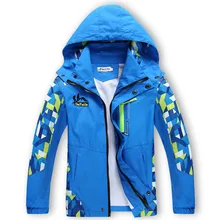 Children Boy’s Jackets Coats Kids Active Clothing Double-deck Waterproof Windproof Boys Girls Outwears For Kids 4-13Years