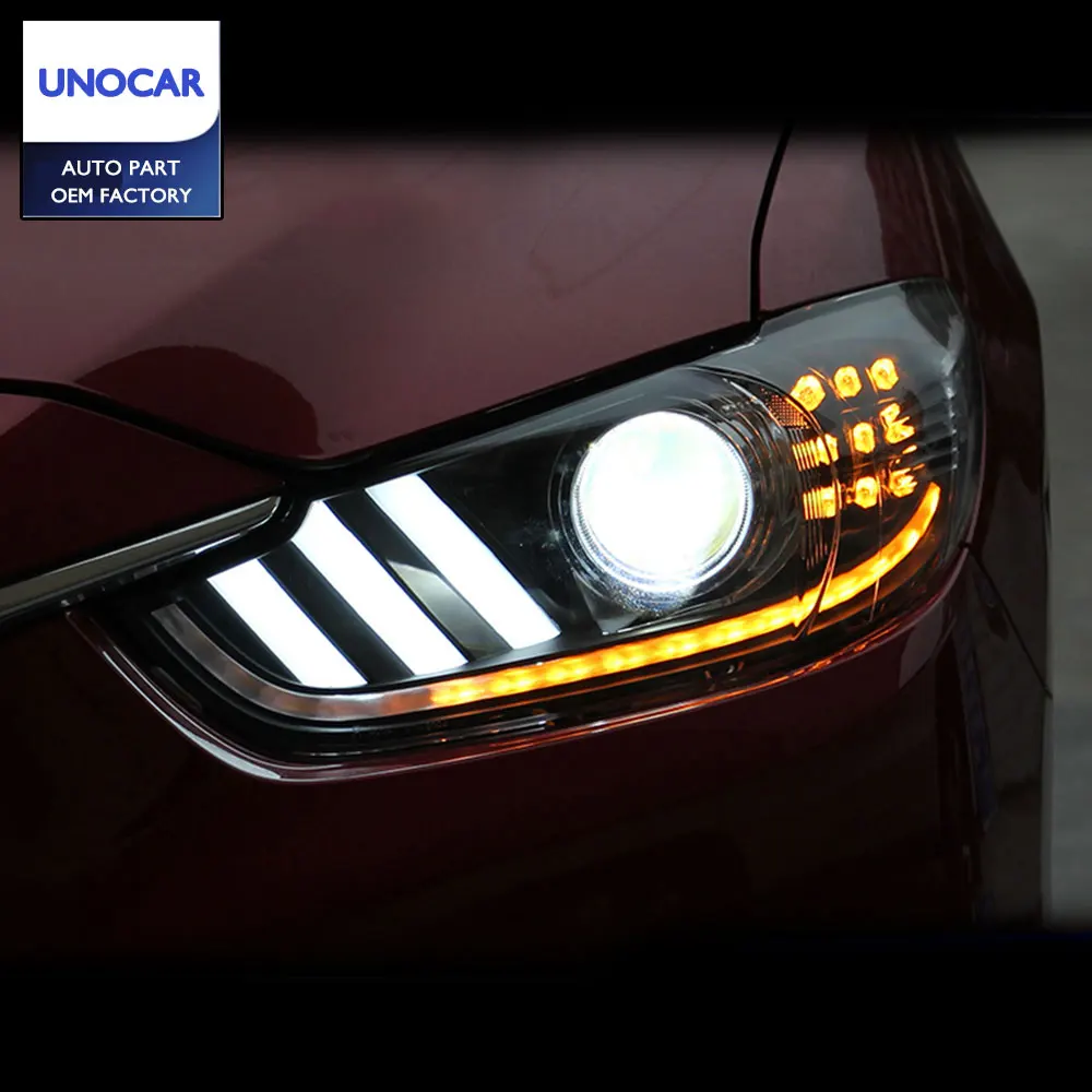 Styling for Mazda 6 Atenza LED Headlight Mazda6 Headlights DRL Lens Double Beam H7 HID Xenon Car