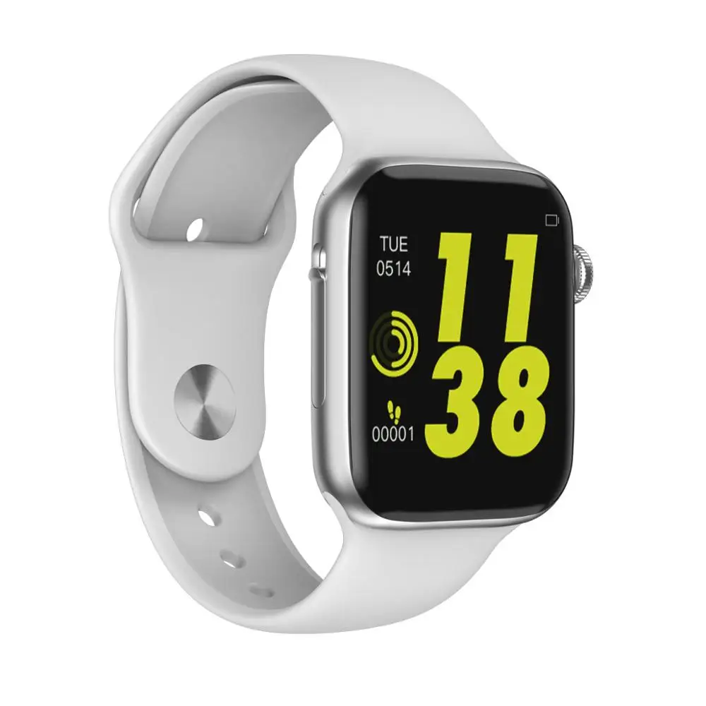 Torntisc Смарт часы мужские серии 4 ЭКГ сердечного ритма фитнес-монитор Bluetooth Вызов полный сенсорный экран часы для Apple Android телефон - Цвет: White