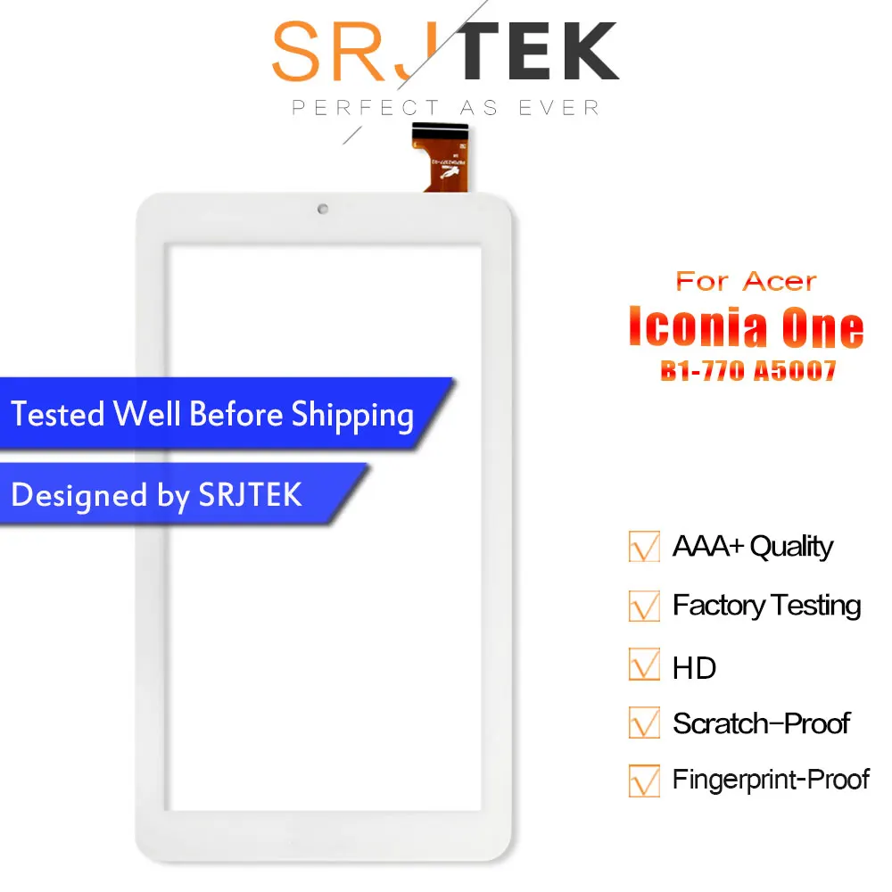 Srjtek 7 Toque Para Acer Iconia Um B1 770 K1j7 B1 770 A5007 Toque Digitador Da Tela Do Sensor De Vidro Painel Tablet Pc Substituição Painéis E Lcds P Tablet Aliexpress