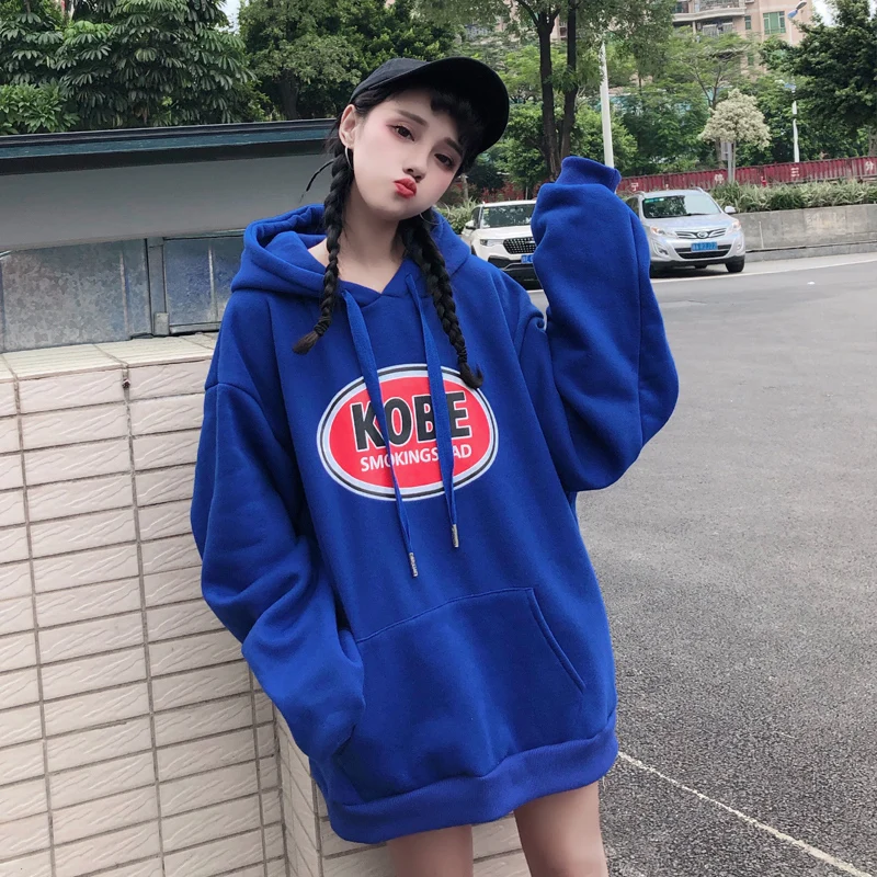 YouGeMan модная уличная хип хоп толстовка женская зимняя Корейская Ulzzang Harajuku