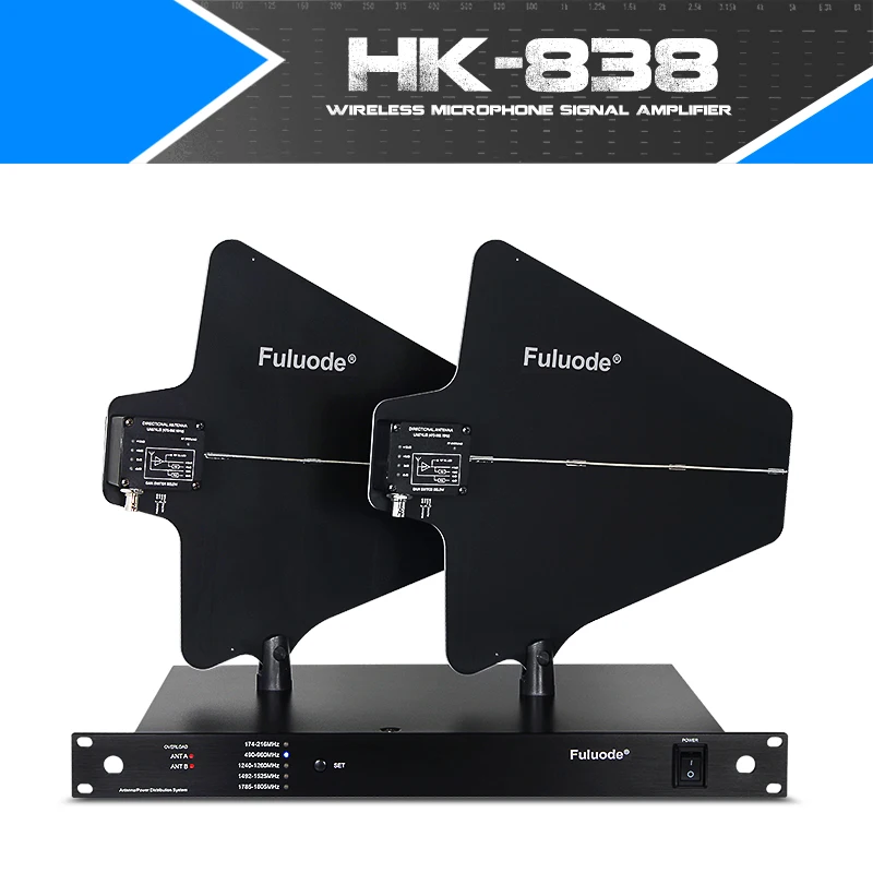 Wireless Microphone Amplifier Antenna Receiving Signal Enhancement