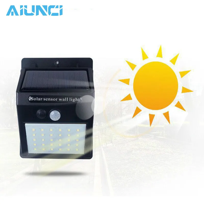 

Solar Rechargeable LED Solar light Bulb Waterproof Outdoor lamp Garden Decoration PIR Motion Sensor Night Security Wall light