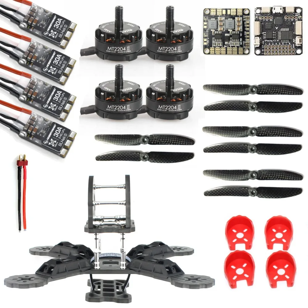 JMT DIY Toys RC FPV Drone Mini Racer Quadcopter 190mm Carbon Fiber Racing Frame Kit