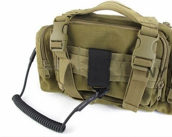 

Adjustable Tactical Pistol Hand Gun Secure Lanyard Spring Sling with Belt Outdoor Combat Sling