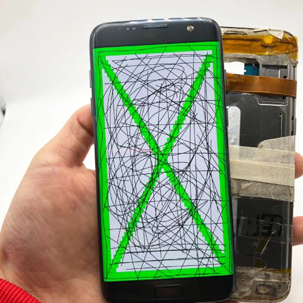 Sinbeda Super AMOLED ЖК дисплей Экран для SAMSUNG GALAXY Note 2 N7100 Дисплей Сенсорный экран планшета