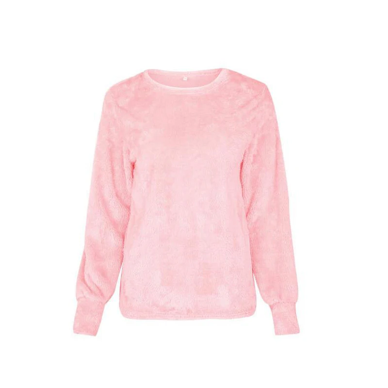 

2019 autumn and winter new fashion solid color slim sweater simple pullover long-sleeved O-neck slim ladies knit jacket warm