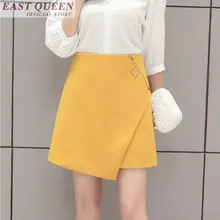 Женские сексуальные мини летние юбки облегающие Асимметричные однотонные женские юбки модные элегантные повседневные офисные женские юбки DD747 L