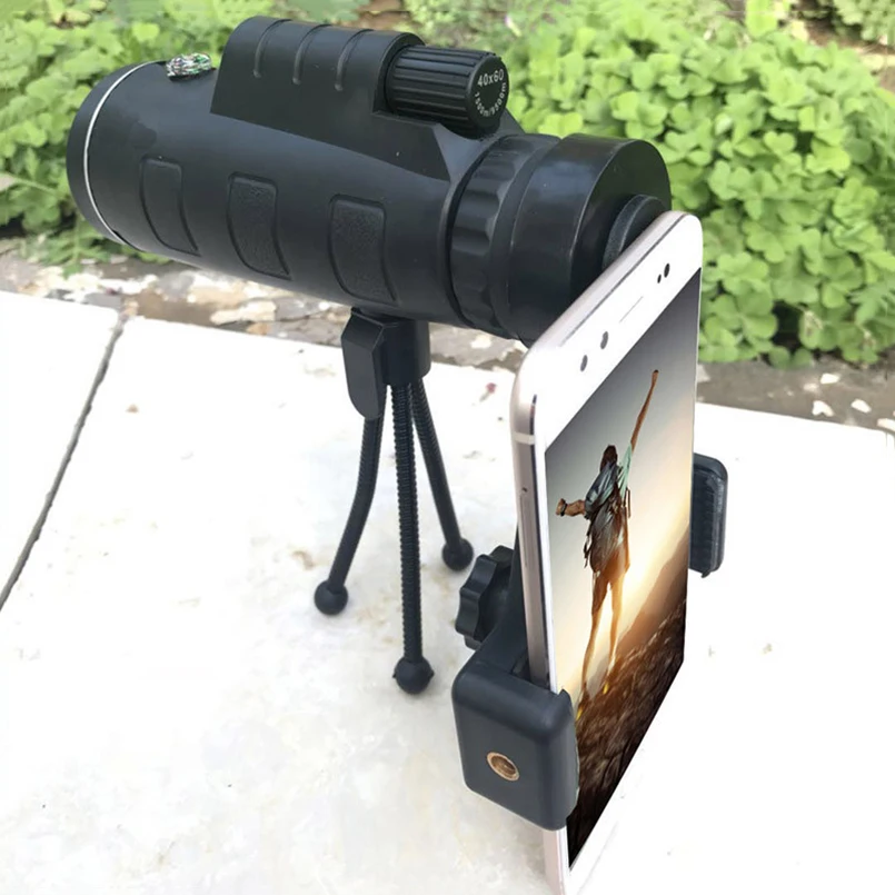 40x60 Telescope Monoculars Power Binoculars Optical Telescope Monocular Spyglass Monocle for Hunting Traveling Camping