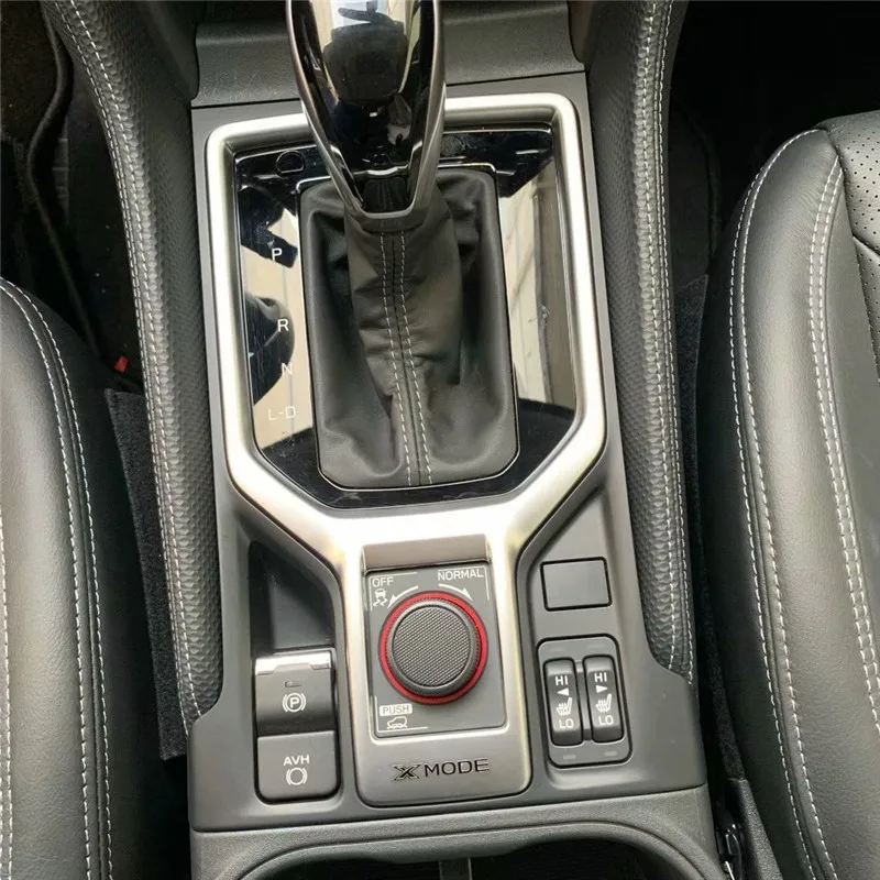 WELKINRY Автомобильная крышка для Subaru Forester SK 2019 ABS Хромированная ручка переключения