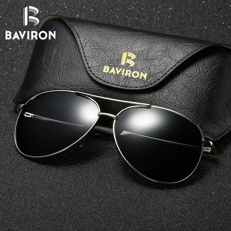 

BAVIRON Pilot Polarized Sunglasses Men Sun Glasses Women Mirror Sunglasses uva uvb Driving Polarized Glasses Man Polaroied UV400