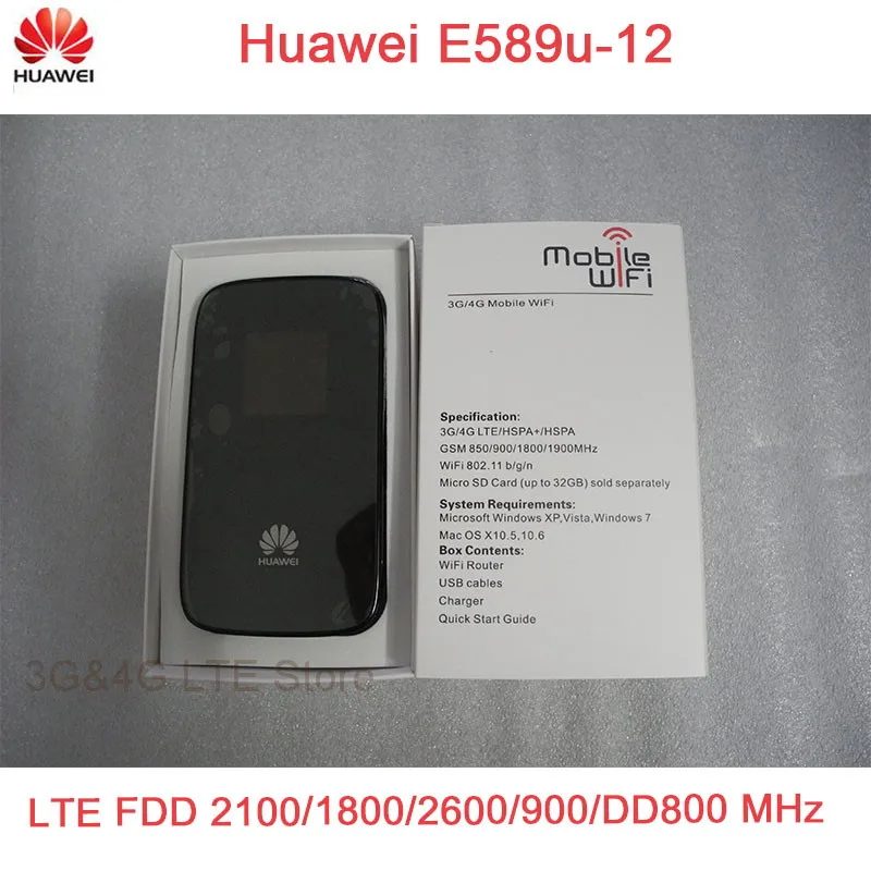 Разблокированный Huawei E589 LTE 4g wifi маршрутизатор 3g ключ беспроводной E589u-12 mifi