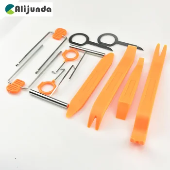 

Alijunda Car styling 12pcs Car Radio Door Clip Panel Kit For Audi Q3 Q5 SQ5 Q7 A1 A3 S3 A4 S4 RS4 RS5 A5 A6 S6 C6 C7 S5 A7 S7 A8