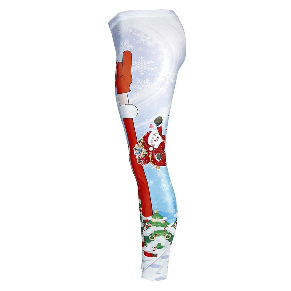 PLstar Cosmos Snowflake Elk Leggings Women Plus Size Leggins Santa Claus Christmas Tree Bell Legging PLstar Cosmos Snowflake Elk Leggings Women Plus Size Leggins Santa Claus Christmas Tree Bell Legging