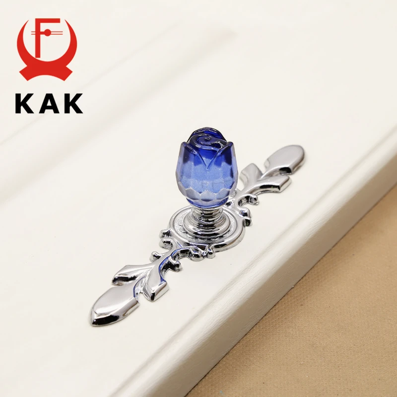 KAK модные розовые хрустальные ручки для обувной коробки шкафа дверных ящиков