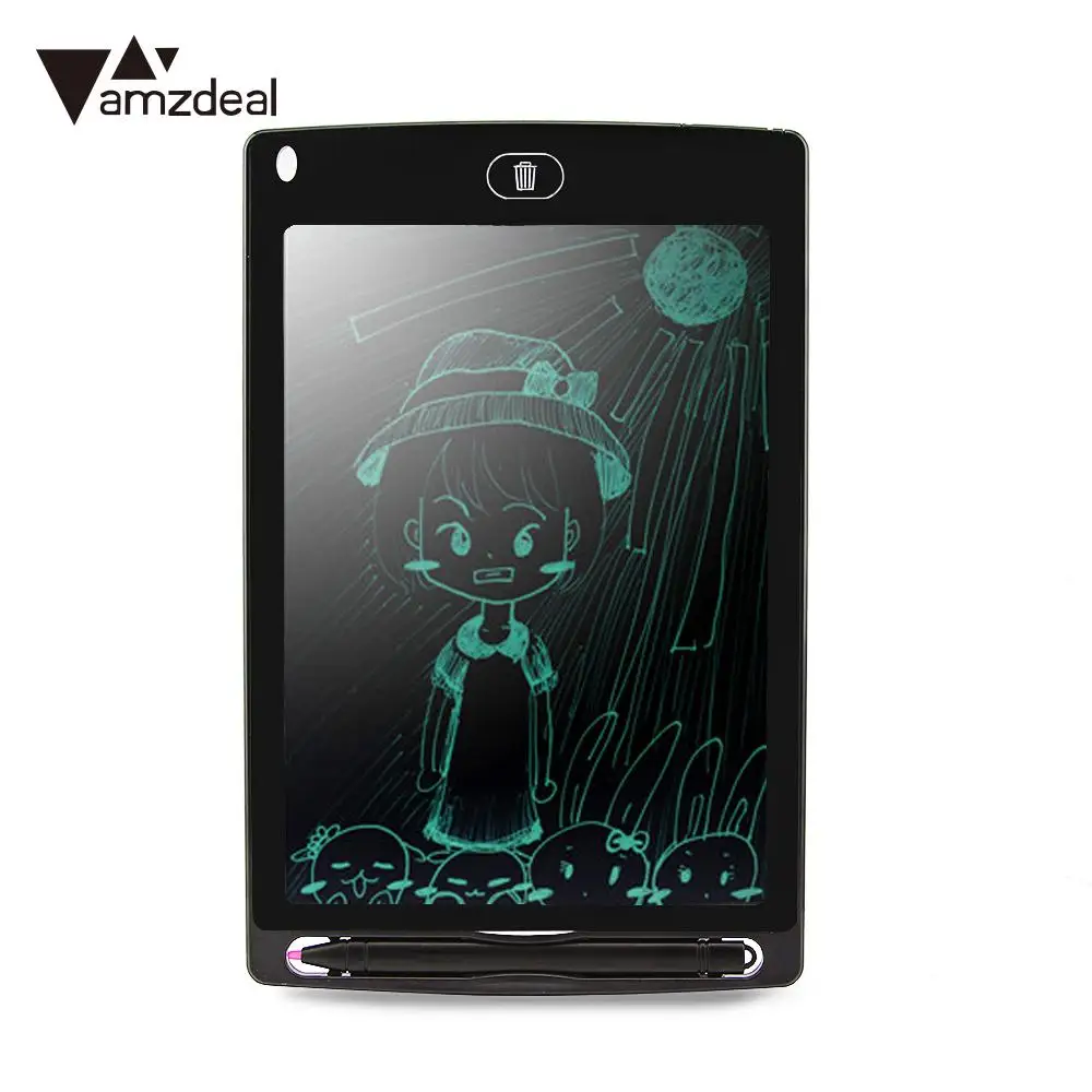 AMZDEAL 8,5 "ЖК дисплей Электронный граффити рисунок планшеты цифровая доска примечание доска детская написания практика обучения