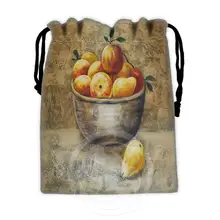 Известный Западной картина маслом#21 изготовленный на заказ логос напечатал сумку; степень сжатия сумки женские сумки на завязках размер 18X22 см T902# X21