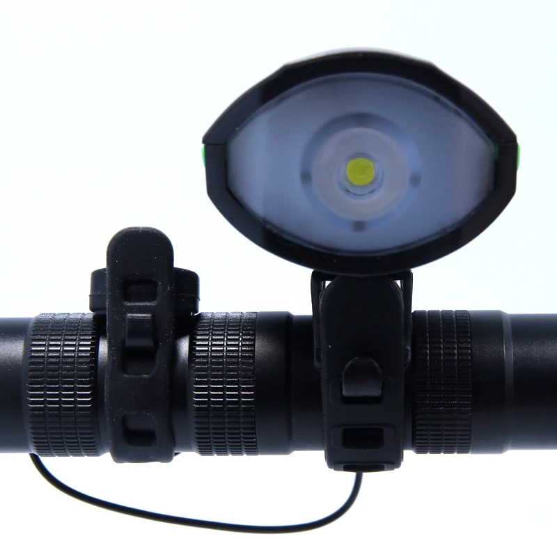 2 IN 1 LED Bike Light With electric Bell trembler buzzers horn switch Cycling Bicycle Lamp Battery Built-in USB Charging