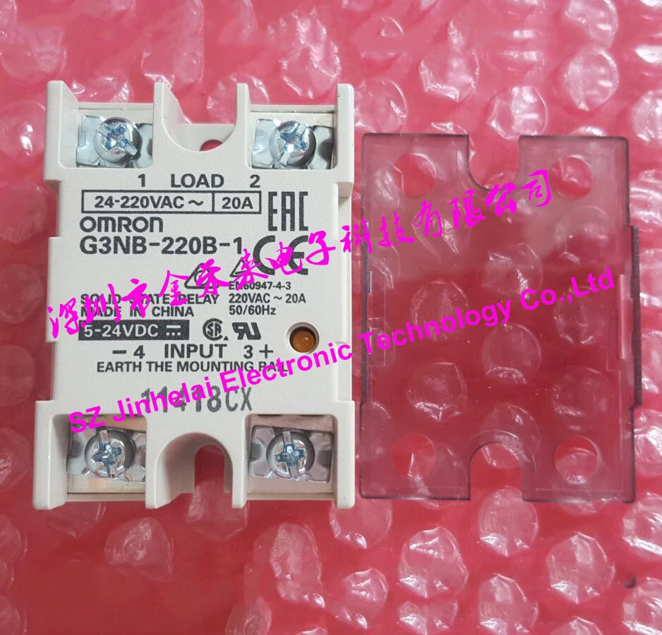 G3NB-220B-1 новое и оригинальное OMRON SSR твердотельное реле DC5-24V 20A 24-220VAC