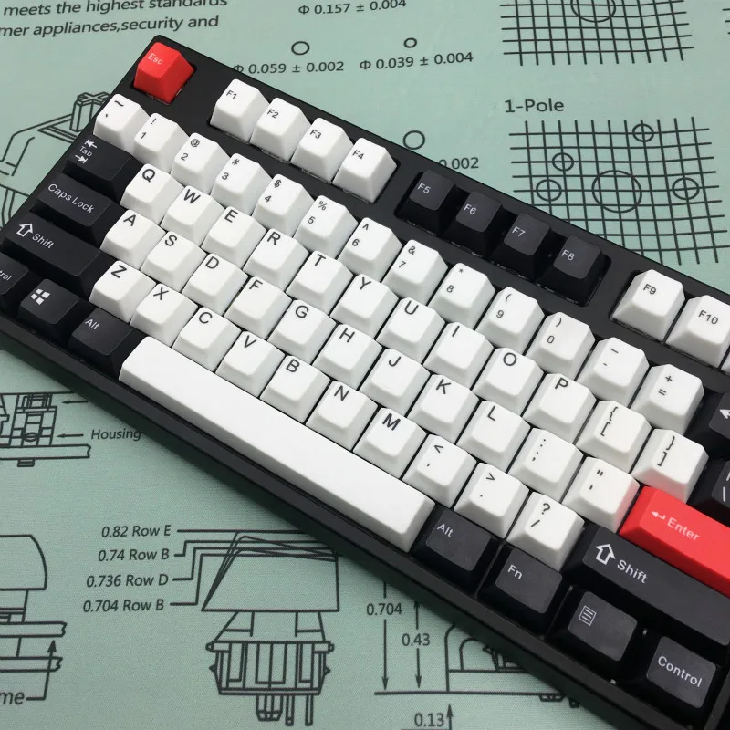 5-Surfaces dye sub keycap cherryprofile PBT это не механическая клавиатура, а просто keycap cherry profile pbt keycaps mechanical