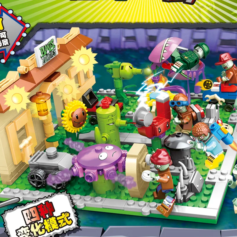 lego plantas contra zombies