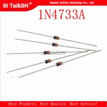 100 шт. 1 Вт 5,1 V 1N4733A 5V1 1N4733 DO-41 диод