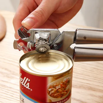 

ORZ Multifunctional Can Tin Opener Stainless Steel Kitchen Restaurant Craft Easy Grip Bottle Opener Kitchen Accessories