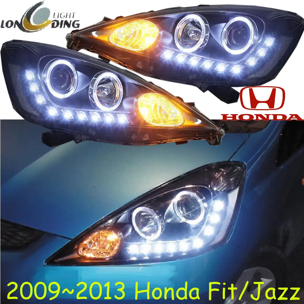 Detail Feedback Questions About Hid 2009 2017 Car Styling For Fit Fit Headlight Jazz 2009 2017 Free Ship Daytime Light