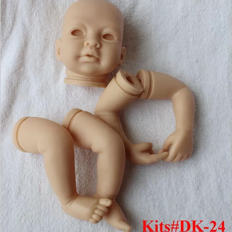 Reborn Doll Kits for 20inches Soft Vinyl Reborn Baby Dolls Accessories for DIY Realistic Toys