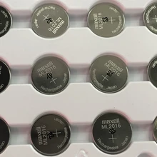 100 шт./лот новая Подлинная батарея таблеточного типа для Maxell ML2016 мл 3v литий-ионный аккумулятор литий-ионный Перезаряжаемые Монета Кнопка сотового телефона CMOS аккумулятор RTC батареи