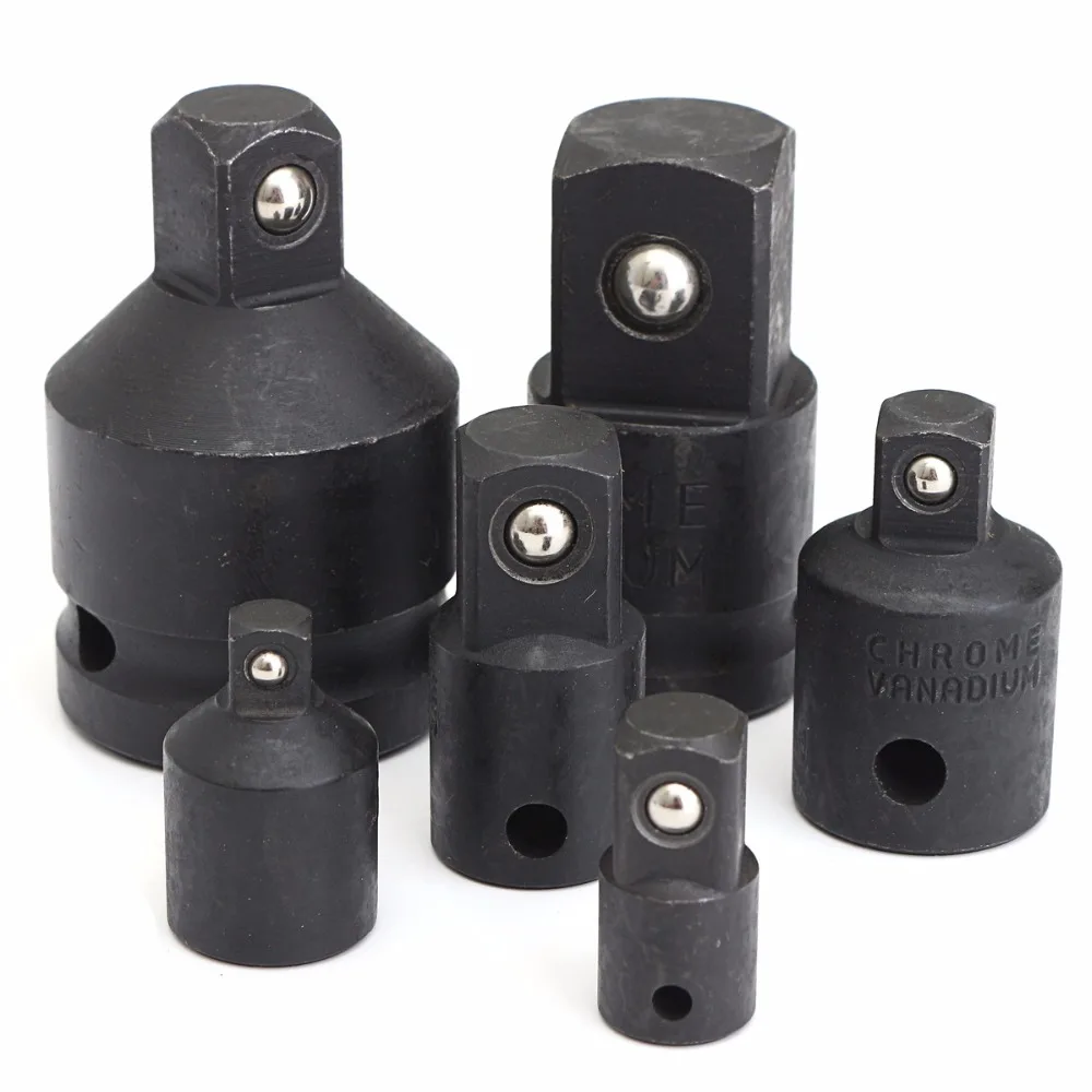 6PCS/Set Drive Socket Reducer Air Impact Adapter Craftsman Socket