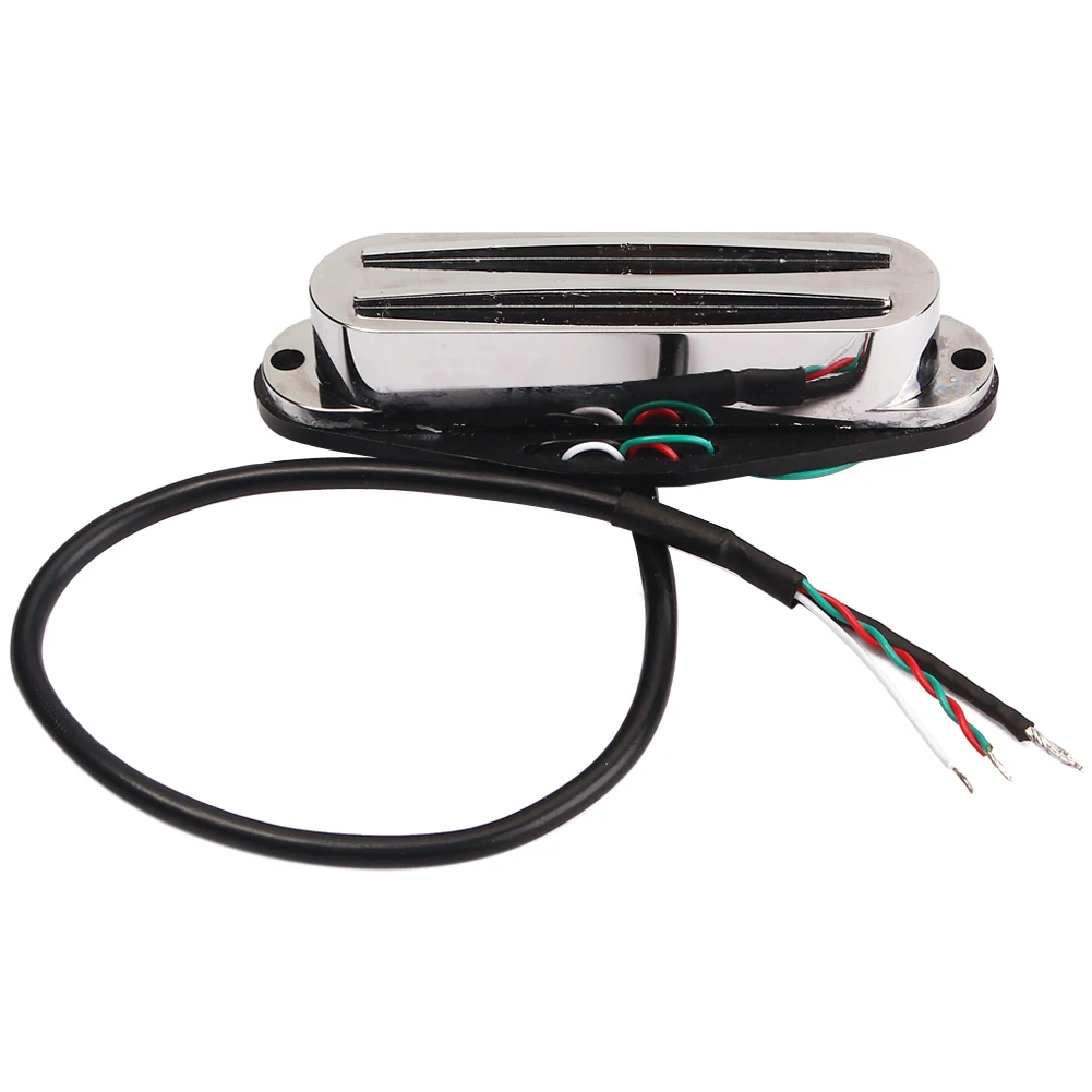 Alta calidad Guitarras pickup 3 colores carriles doble recogida silenciosa para piezas ferrita mini humbucker pickup Guitarras ra Accesorios Alta calidad Guitarras pickup 3 colores carriles doble recogida silenciosa para piezas ferrita mini humbucker pickup Guitarras ra Accesorios